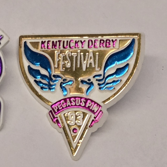 Vtg Kentucky Derby Festival Pegasus Pins Set - Picture 4 of 6